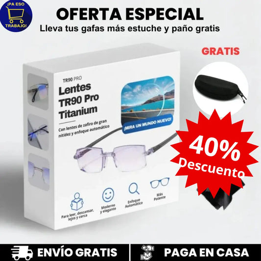 🍃 LENTES TR90 PRO + ESTUCHE + PAÑO SUAVE ®️  GRAN PROMOCIÓN 🎁 REGALO INCLUIDO + 🚚 ENVIO GRATIS + 💸 PAGA EN CASA