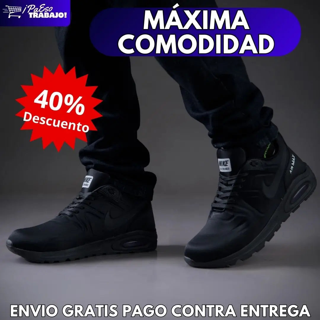 🔥 TENIS COMANDO FULL NEGRO👟 GRAN PROMOCIÓN 🎁 ENVIO GRATIS + PAGA EN CASA