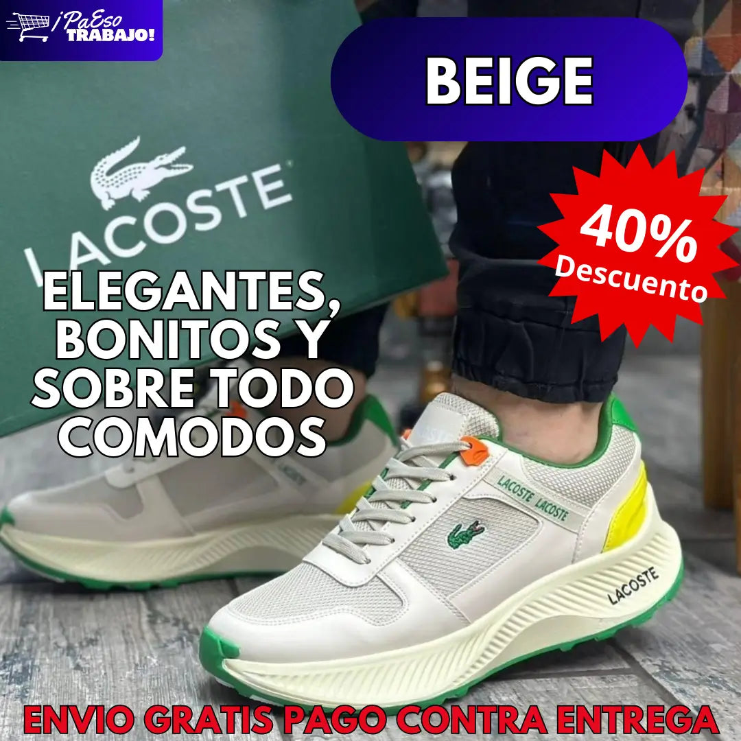 🔥 TENIS LACOSTE ULTRASUAVE 👟 GRAN PROMOCIÓN 🎁 ENVIO GRATIS + PAGA EN CASA